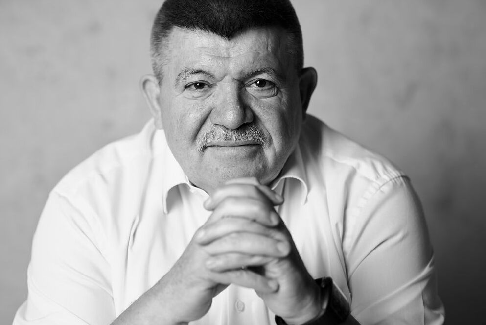 Studio portrait of Andranik Ghazarian, art expert and appraiser